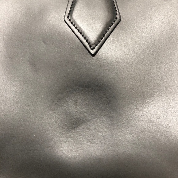 Beautiful handbag black faux cowhide stripe - Picture 4 of 5